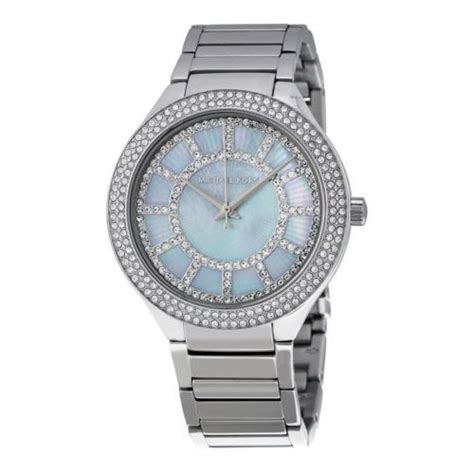 michael kors watch mother of pearl face plastic band|Michael Kors 'Blair' Mother.